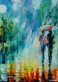Rain falls in Yangzhou